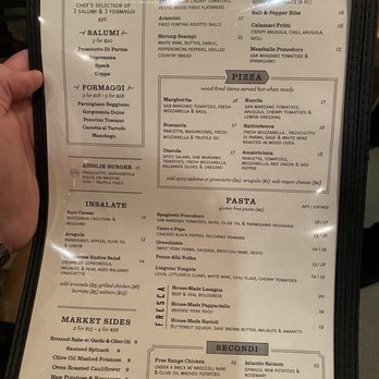 Ainslie Bowery - Menu - Italian Near Me - New York, New York