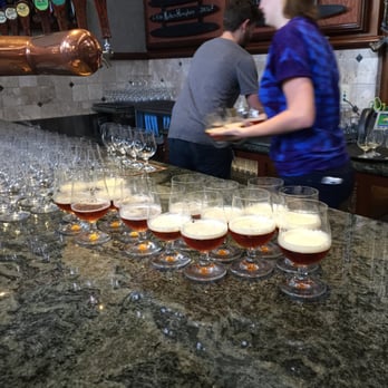 Sierra Nevada Brewing - One of many beer tastings at end of tour - Breweries Near Me - Chico, California Sierra Nevada Brewing - One of many beer tastings at end of tour - Breweries Near Me - Chico, California