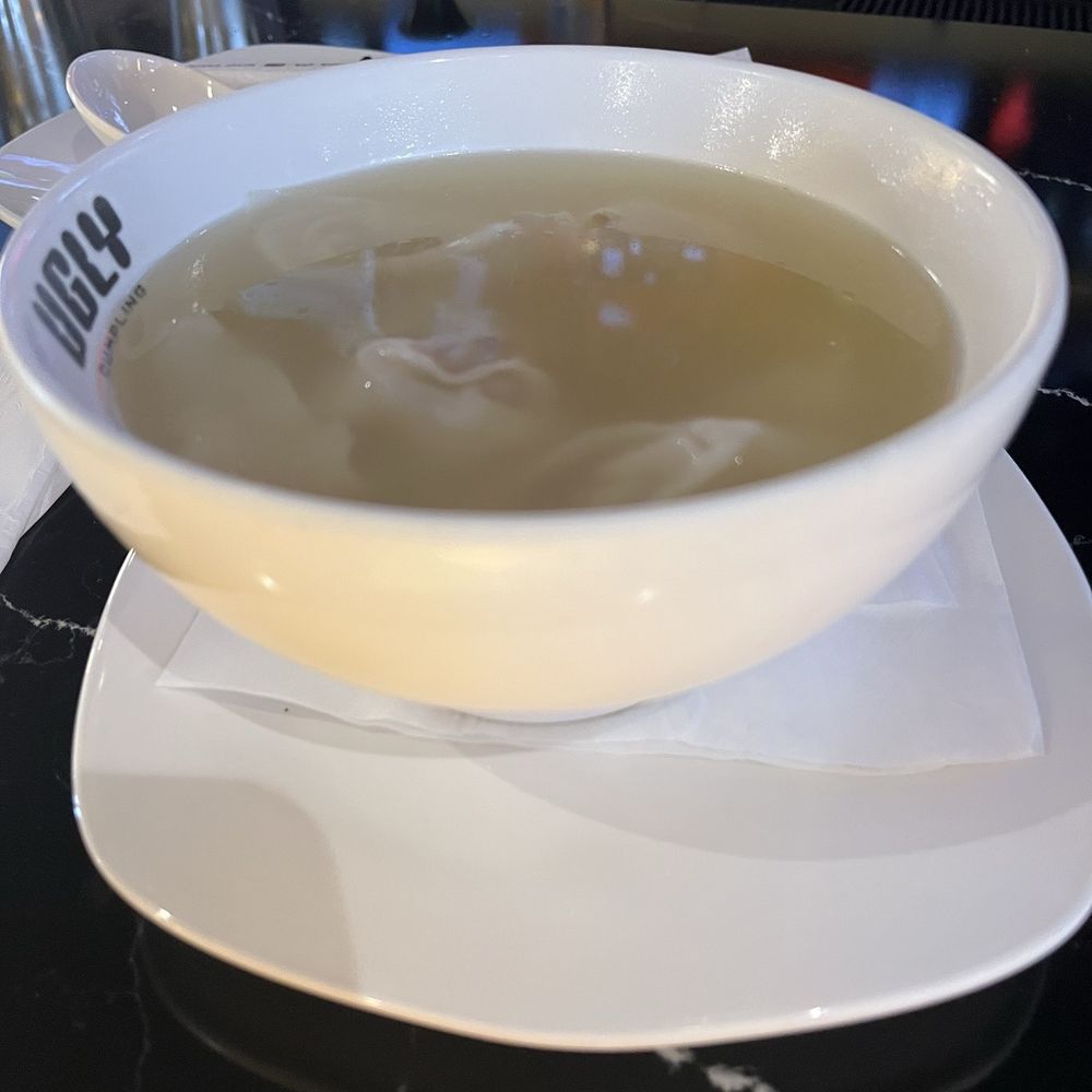Pork and shrimp wonton soup Pork and shrimp wonton soup