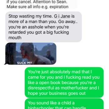 Miami Superhero - text messages of our conversation after my party - Party Characters Near Me Miami Superhero - text messages of our conversation after my party - Party Characters Near Me