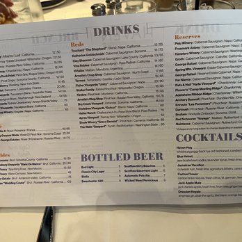 Haven Restaurant and Bar - Menu - Southern Near Me - Atlanta, Georgia