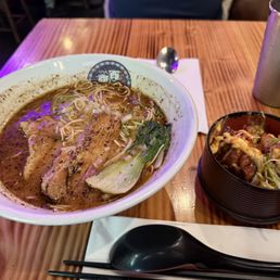 Tonkotsu Ramen + Karage Chicken Mini