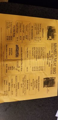 Menu photo 4 Mainely Meat Bar Harbor, ME Menu photo 4 Mainely Meat Bar Harbor, ME