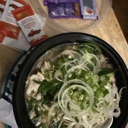 pho with chicken and brisket pho with chicken and brisket