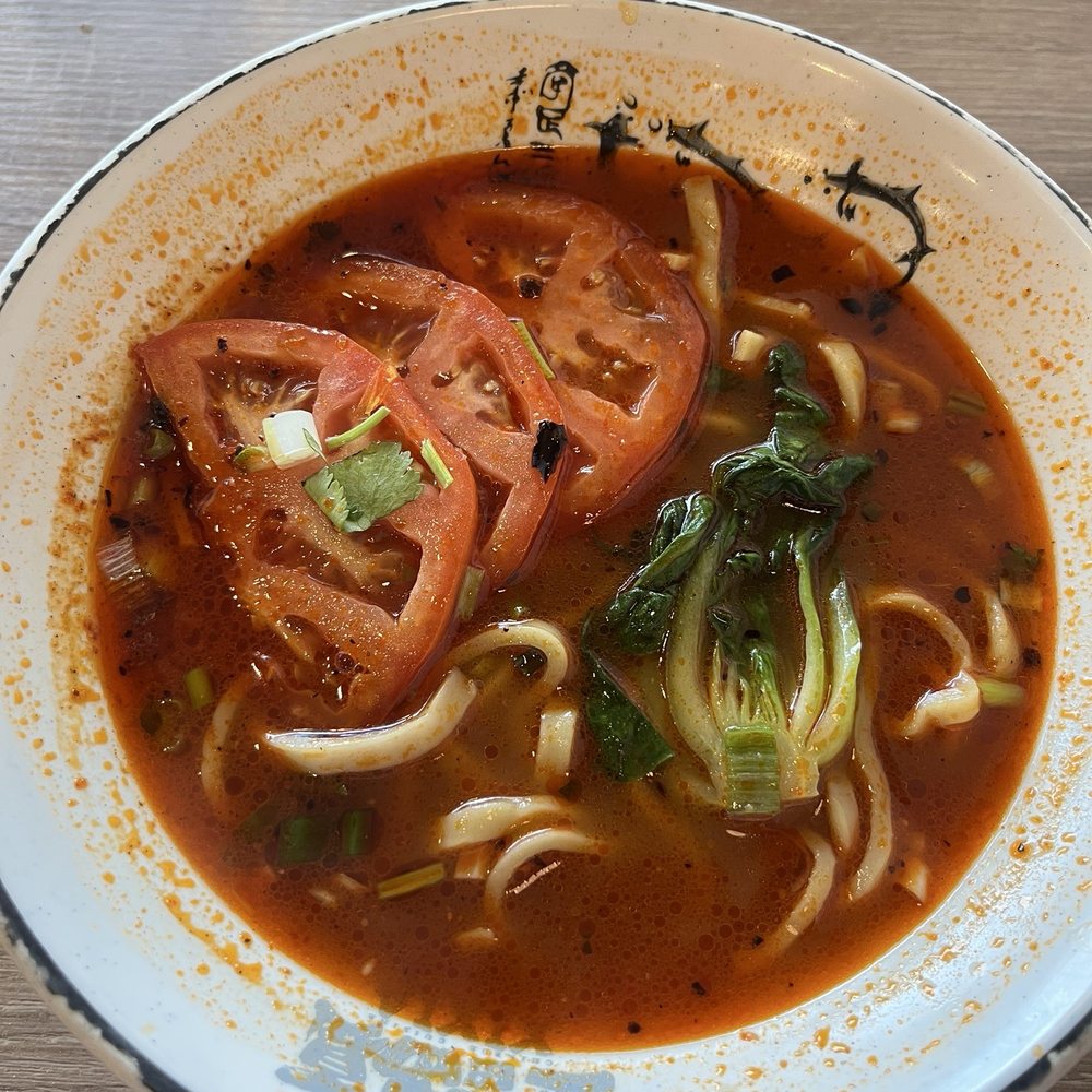Xi Xia Chinese Cuisine - Spicy & Sour Tomato Noodles (Vegetarian) 酸辣番茄面(素) - Chinese Near Me - Columbus, Ohio Xi Xia Chinese Cuisine - Spicy & Sour Tomato Noodles (Vegetarian) 酸辣番茄面(素) - Chinese Near Me - Columbus, Ohio