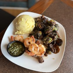 The Upper Room Kitchen - Surf & Turf Plate (6oz sirlion)