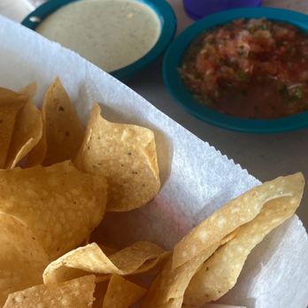 Chuy's - Complimentary tortilla chips and sauces - Mexican Near Me - Orlando, Florida