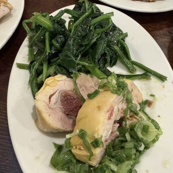 Yu's Garden - Hainan chicken and spinach - Taiwanese Near Me - Irvine, California Yu's Garden - Hainan chicken and spinach - Taiwanese Near Me - Irvine, California