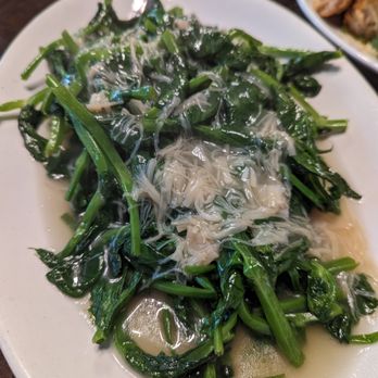 151 Days - Dry Shredded Scallop Sauteed with Pea Vine with Chicken Stock Sauce - Soup Near Me - Redmond, Washington