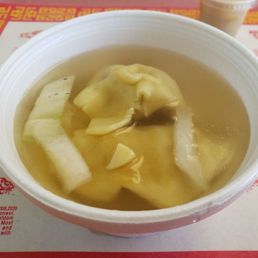 Small won ton soup. Good Small won ton soup. Good