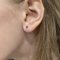 Ulta Beauty - Half pierced ear.