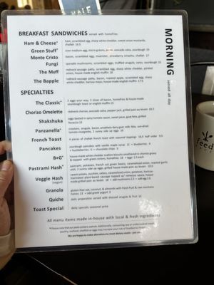 Menu photo 4 Feed Cafe Bozeman, MT
