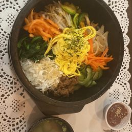 "Dolsot" Bibimbap" 돌솥비빔밥