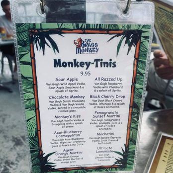 The Brass Monkey - Drink menu - New American Near Me - St. Pete Beach, Florida The Brass Monkey - Drink menu - New American Near Me - St. Pete Beach, Florida