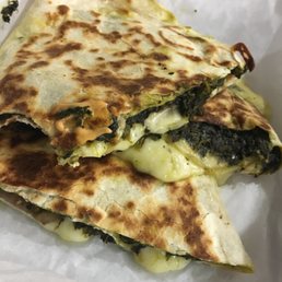 Mushroom and Spinach Quesadilla Mushroom and Spinach Quesadilla
