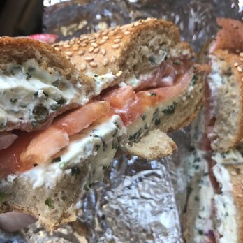 One Mighty Mill - Sesame Bagel and lox - Bagels Near Me - Lynn, Massachusetts