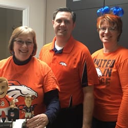 Cheering the Broncos on to their Super Bowl 50 victory!