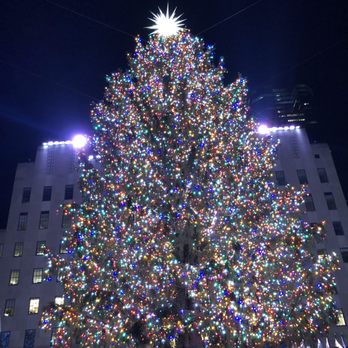 Rockefeller Center Christmas Tree - 2018 tree at night - Christmas Trees Near Me - New York, New York Rockefeller Center Christmas Tree - 2018 tree at night - Christmas Trees Near Me - New York, New York