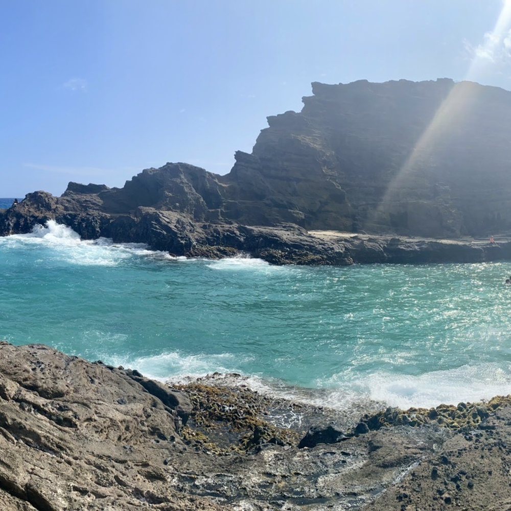 Cockroach Cove - Cockroach Cove Pano - Beaches Near Me - Honolulu, Hawaii