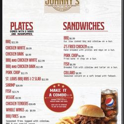 Johnny's Chicken & Barbeque - Menu