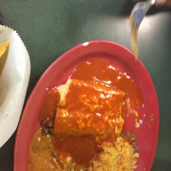El Parian Mexican Restaurant - Beef enchiladas plate. 9/10. - Mexican Near Me - Eagan, Minnesota