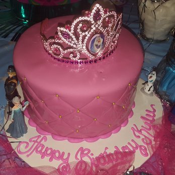 Cakes by Darcy - Cake by Darcy, I added the crown and Frozen Figures. - Bakeries Near Me - Roswell, Georgia Cakes by Darcy - Cake by Darcy, I added the crown and Frozen Figures. - Bakeries Near Me - Roswell, Georgia