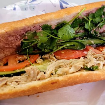 Gio Cha Ngon - Banh mi ga cha bong (shredded chicken) with added pate. Generous amount of delicious pate!! Thank you! - Desserts Near Me - San Jose, California