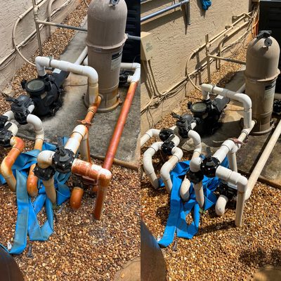 Rust stains removal - Rust stain before and after Rust stains removal - Rust stain before and after