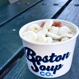 Corn + clam chowder Corn + clam chowder