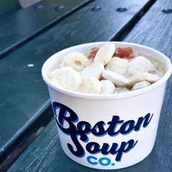 Boston Soup Company - Corn + clam chowder - Diners Near Me - Boston, Massachusetts Boston Soup Company - Corn + clam chowder - Diners Near Me - Boston, Massachusetts