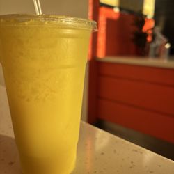 Carrot & Daikon Banh Mi - Sugarcane kumquat juice