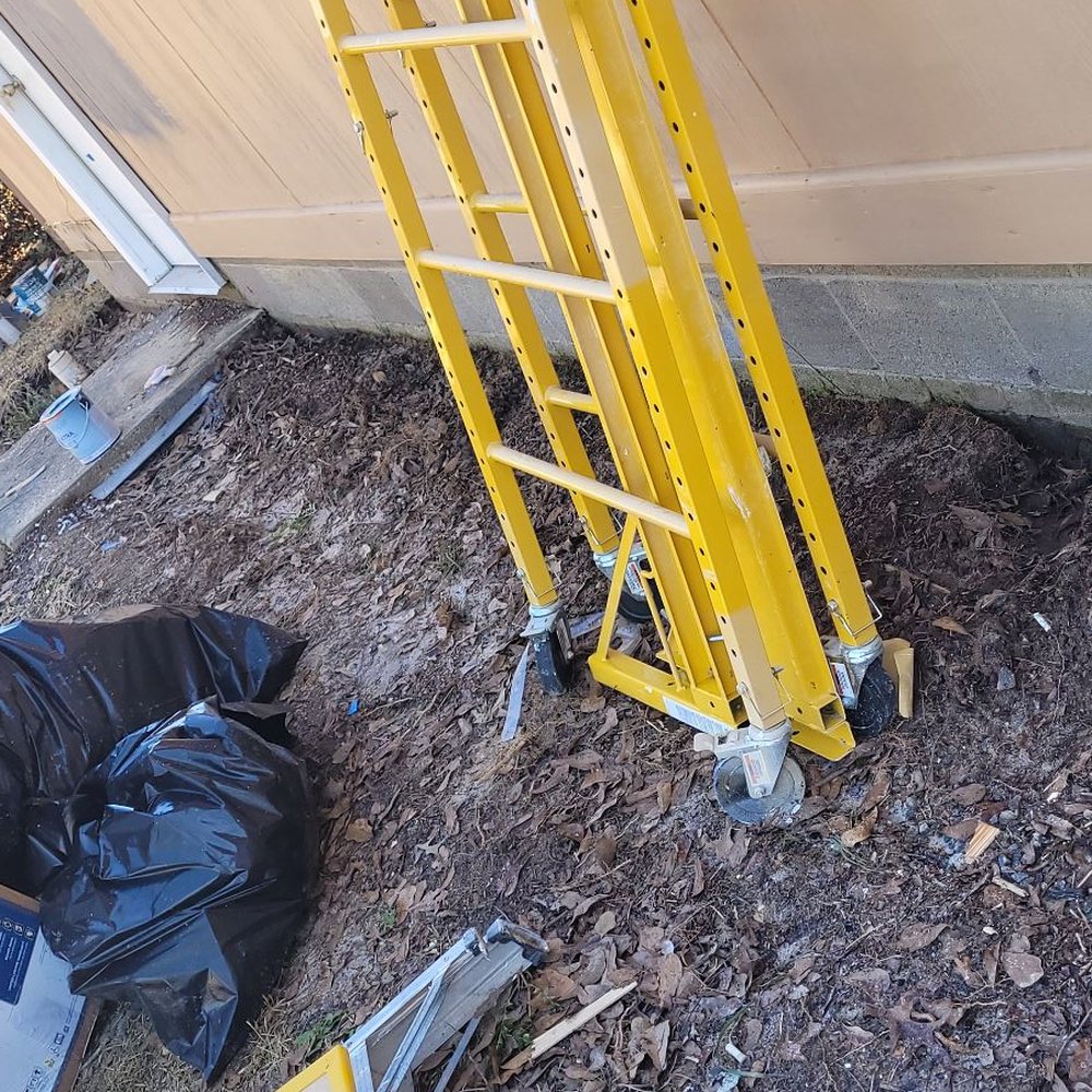 R&W Repairs & Renovations - a ladder leaning against a house - Roofing Near Me R&W Repairs & Renovations - a ladder leaning against a house - Roofing Near Me