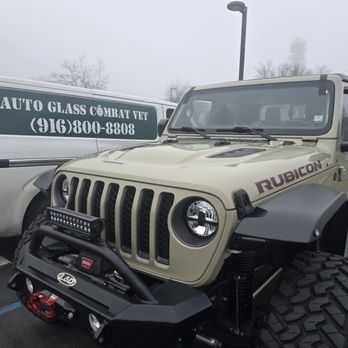 Auto Glass Combat Vets - Jeep wrangler new windshield replacement in El dorado hills. - Auto Glass Services Near Me - Sacramento, California Auto Glass Combat Vets - Jeep wrangler new windshield replacement in El dorado hills. - Auto Glass Services Near Me - Sacramento, California