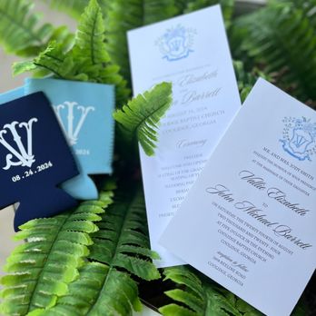 Skyline Media - Custom Wedding Invites, Programs and Koozies - Embroidery & Crochet Near Me - Thomasville, Georgia Skyline Media - Custom Wedding Invites, Programs and Koozies - Embroidery & Crochet Near Me - Thomasville, Georgia