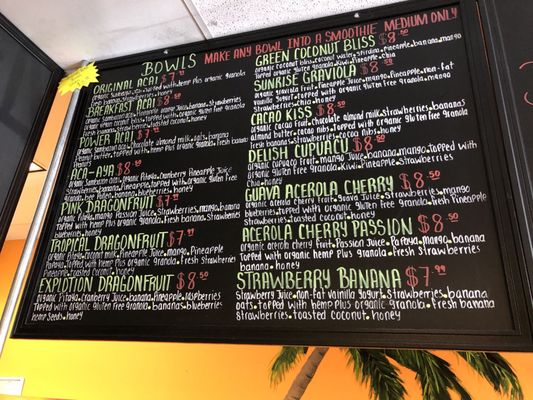 Menu photo 6 Juice Factory Big Bear Lake, CA