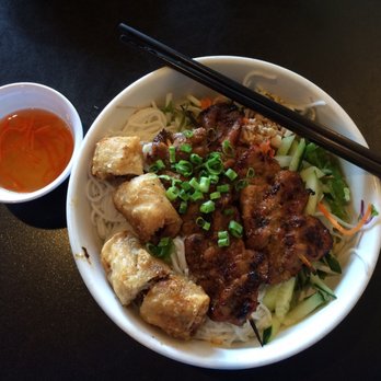 Pho Van Beaverton - #51 - Bun thit cha gio It's my favorite! Grilled chicken, spring rolls. I get 2 meals out of the portion. - Vietnamese Near Me - Beaverton, Oregon Pho Van Beaverton - #51 - Bun thit cha gio It's my favorite! Grilled chicken, spring rolls. I get 2 meals out of the portion. - Vietnamese Near Me - Beaverton, Oregon