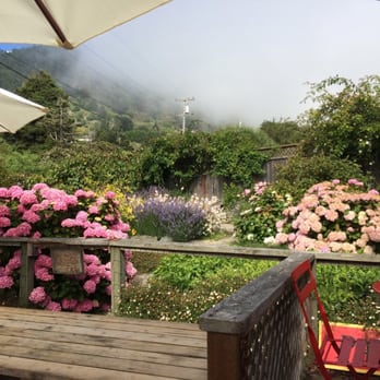 Parkside Cafe - Beautiful garden on the patio. - American Near Me - Stinson Beach, California Parkside Cafe - Beautiful garden on the patio. - American Near Me - Stinson Beach, California