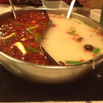 Happy Lamb Hot Pot - Ying yang soup base - Chinese Near Me - Flushing, New York