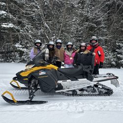 Farmhouse Snowmobiling and Go Karts - My family!!