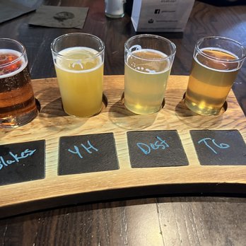Local Goat - Flight of beer - New American Near Me - Pigeon Forge, Tennessee