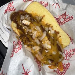 The chilly dog was made really well. The cook was super friendly and did a great job.