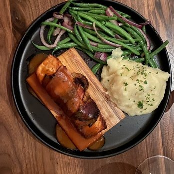 Julep Cast Iron Kitchen + Drink - Cedar Plank Salmon - New American Near Me - Brea, California Julep Cast Iron Kitchen + Drink - Cedar Plank Salmon - New American Near Me - Brea, California
