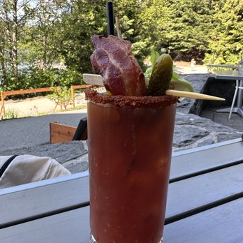 Cure Lounge & Patio - Bloody Caesar - Lounges Near Me - Whistler, British Columbia