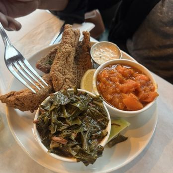 Chef Smelly's - Fried snapper collard greens and candied yams - Cajun/Creole Near Me - Oakland, California Chef Smelly's - Fried snapper collard greens and candied yams - Cajun/Creole Near Me - Oakland, California