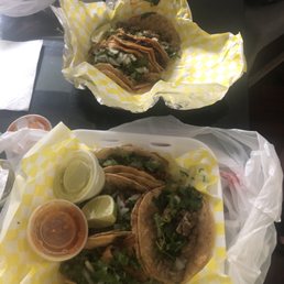 two plates of tacos two plates of tacos