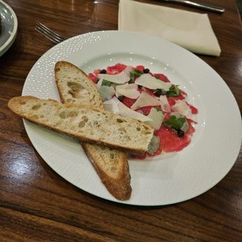 Showcase Restaurant & Bar - DOVF - Angus beef carpaccio - Seafood Near Me - Vancouver, British Columbia Showcase Restaurant & Bar - DOVF - Angus beef carpaccio - Seafood Near Me - Vancouver, British Columbia