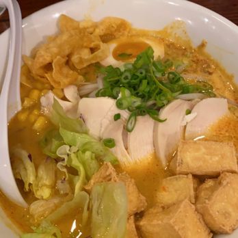 KOI Ramen - R9. Chicken Yellow Curry I added tofu - Ramen Near Me - Cary, North Carolina