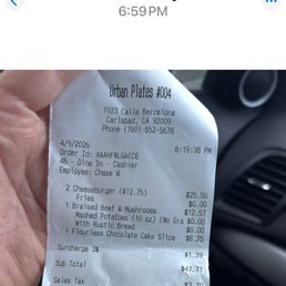 Here is what we ordered. Food was gross Here is what we ordered. Food was gross