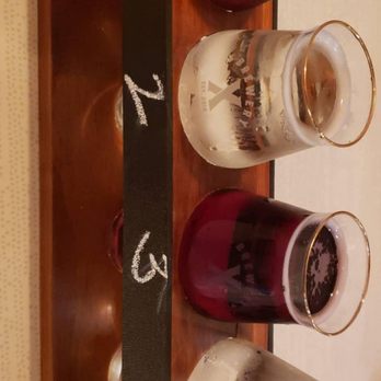 Brewery X - Flight of hard seltzers - the huckleberry and peach/mango were my fav! - Breweries Near Me - Anaheim, California Brewery X - Flight of hard seltzers - the huckleberry and peach/mango were my fav! - Breweries Near Me - Anaheim, California