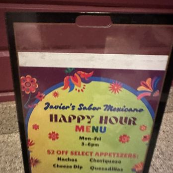 Javier's - Happy hour menu - Mexican Near Me - Arlington Heights, Illinois Javier's - Happy hour menu - Mexican Near Me - Arlington Heights, Illinois